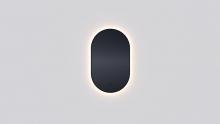 Oxygen 3-1401-15 - ARGO 22x36 CAPSULE LED MIRROR - BK