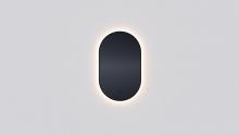 Oxygen 3-1402-15 - ARGO 22x48 CAPSULE LED MIRROR - BK