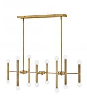 Lark Canada 83196LCB - Large Sixteen Light Linear Chandelier