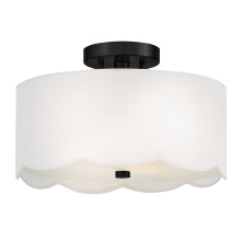 Lark Canada 84381BK - Medium Semi-Flush Mount