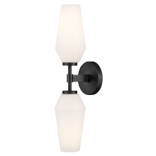 Lark Canada 85505BK - Large Two Light Sconce