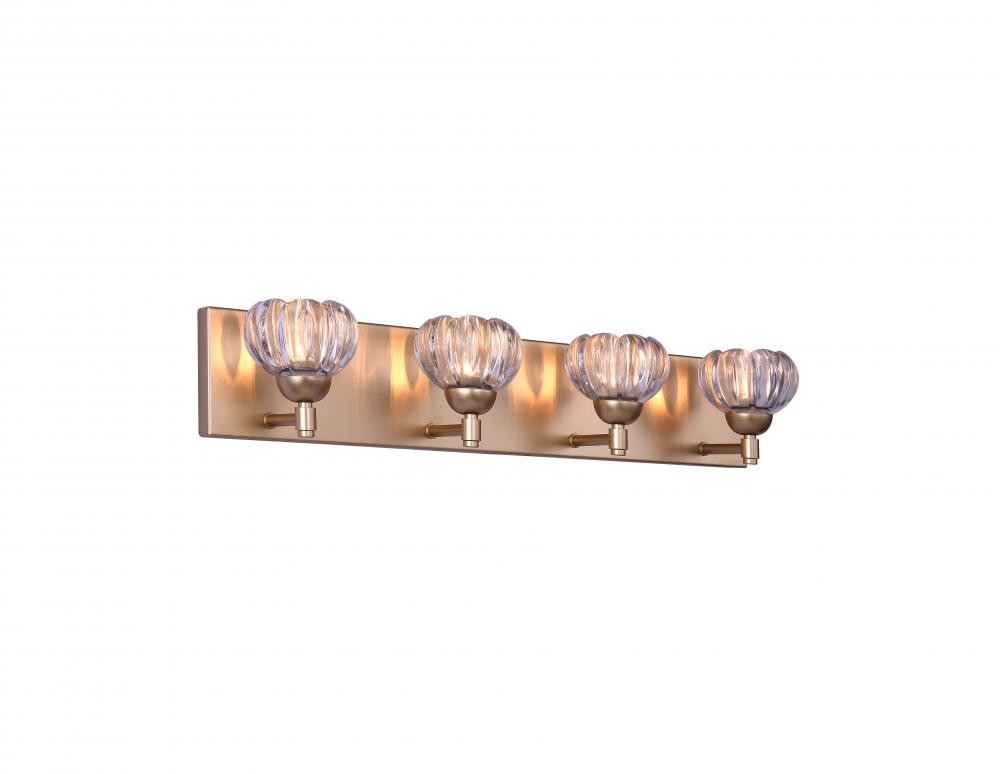 Vanity Lights Satin Brass
