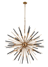 Vinci Lighting Inc. C1084-36"AB/BK - Chandelier Aged Brass