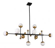 Vinci Lighting Inc. C1099-10AB/BK - Chandelier Aged Brass / Black