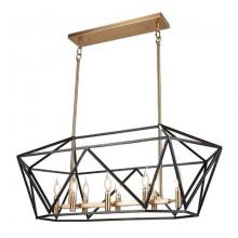 Vinci Lighting Inc. C1105-8AB/BK - Chandelier Aged Brass / Black
