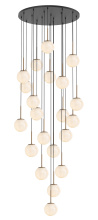 Vinci Lighting Inc. C77721-AB/BK - Chandelier Aged Brass Body with Matte Black Canopy