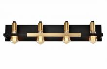 Vinci Lighting Inc. VL1646-4AB/BK - Vanity Lights Aged Brass / Black
