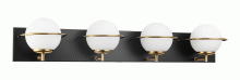 Vinci Lighting Inc. VL1002-4AB/BK - Vanity Lights Aged Brass / Black