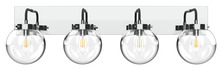 Vinci Lighting Inc. VL1718-4CH/BKOP - Vanity Lights Chrome / Black