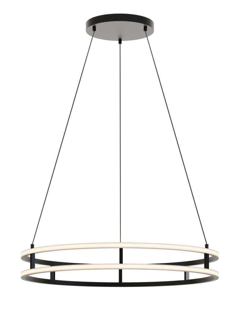 Gemini 32'' Pendant LED 55W 120-277V BK