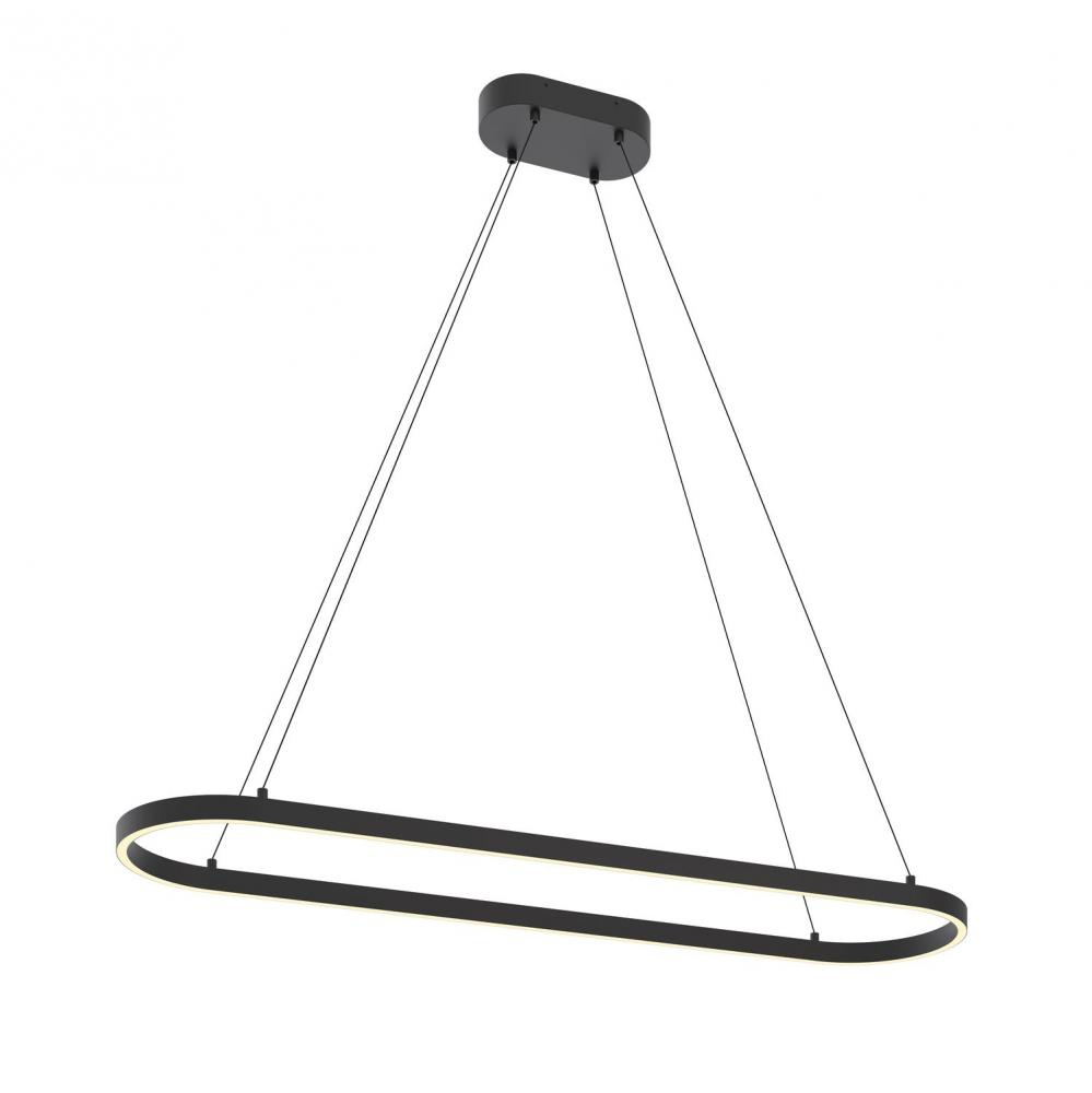 Glo 48'' Linear Pendant LED 40W 120V BK