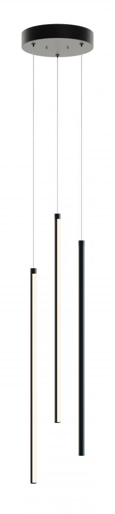 Rosemont 24'' Pendant LED 25W 120V BK