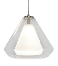 AFX Lighting, Inc. (Canada) AGP500L30D1SNCL - Armitage LED Pendant - 3000K - 120V - Satin Nickel - Clear