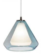 AFX Lighting, Inc. (Canada) AGP500L30D2SNAQ - Armitage LED Pendant - 3000K - 120-277V - Satin Nickel - Aqua