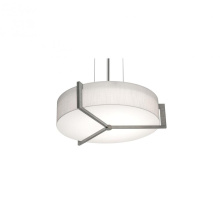 AFX Lighting, Inc. (Canada) APP1524MBWG-LW - Apex 17'' Med Base Pendant - SN w/ LW & WG