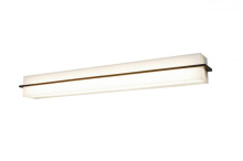 AFX Lighting, Inc. (Canada) APV390530LAJD2ES-JT - Apex - Vanity Light Fixture - 3 Ft. - Espresso Finish - Jute Wood/Acrylic Shade
