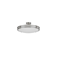 AFX Lighting, Inc. (Canada) CAC12L5AJUDSN - Carlisle 12'' LED Semi-Flush, 120-277V, 13W, 5 CCT, SN