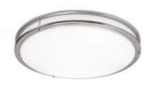 AFX Lighting, Inc. (Canada) CAF24L5AJUDSN - Carlisle 24'' Flushmount 120-277V,5CCT,SN