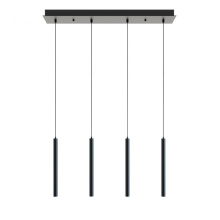AFX Lighting, Inc. (Canada) ELIP01L30UDBKLNR4 - Eli Four Pendant 36W 120-277V BK