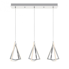AFX Lighting, Inc. (Canada) GNAP15L30D1SNLNR3 - Gianna Linear Three Pendant 3000K 120V Satin Nicke