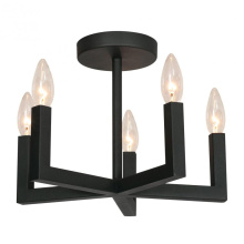 AFX Lighting, Inc. (Canada) GRCC14CBBK - GRACE 6 LIGHT CEILING CANDELABRA BASE