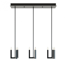 AFX Lighting, Inc. (Canada) GRCP07CBBKLNR3 - Grace 3 Light Mini-Pendant Candelabra Base