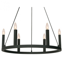 AFX Lighting, Inc. (Canada) GRCP26CBBK - GRACE 6 LIGHT PENDANT CANDELABRA BASE