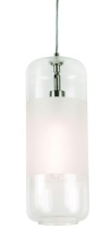 AFX Lighting, Inc. (Canada) HRP06MBSNCL - Hermosa Pendant - Satin Nickel - Clear