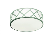 AFX Lighting, Inc. (Canada) HVNF17LAJUDSN - Haven 17'' LED Flushmount - 30W 120-277V - Satin Nickel