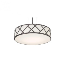 AFX Lighting, Inc. (Canada) HVNP17MBBK - Haven 17'' Med Base Pendant - BK w/ BK