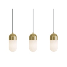 AFX Lighting, Inc. (Canada) IRVP05LAJUDLBLNR3 - Irvine 3 Light Linear Pendant, 120V, 45W, 5 CCT, LB