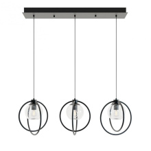 AFX Lighting, Inc. (Canada) JAMP12MBBKLNR3 - Jamie Three Mini-Pendant Medium Base120V