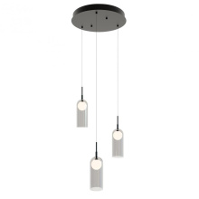 AFX Lighting, Inc. (Canada) KRNP04L30D1BKRND3 - Kiran 3 Light Round Pendant MB 120V,BK