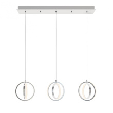 AFX Lighting, Inc. (Canada) LCKP09L30D1SNLNR3 - Lock 3 Light Linear Pendant MB 120V,SN