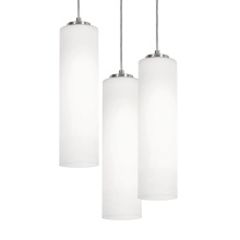 AFX Lighting, Inc. (Canada) LEOP0412MBSNRND3 - Leo 3 Light Round Pendant, 120V, 60W, SN