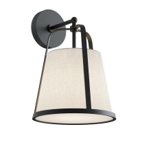 AFX Lighting, Inc. (Canada) LIZS15MBBK - Lizzette 15'' Med Base Sconce, 120V, BK
