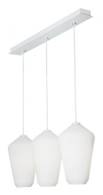 AFX Lighting, Inc. (Canada) LOLP11WHLNR3 - Lola 3 Light Linear Pendant,120V,White