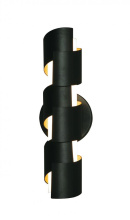 AFX Lighting, Inc. (Canada) LOUS0512L30D1BK - Louie 12'' LED Sconce - 15.5W 120V - Black