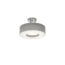 AFX Lighting, Inc. (Canada) MCF1214MB-GYSF - Montclair 12'' Med Base Semi-Flush - SN w/ GY