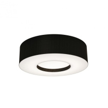 AFX Lighting, Inc. (Canada) MCF1932MB-BK - Montclair 19'' Med Base Flush Mount - BK w/ BK