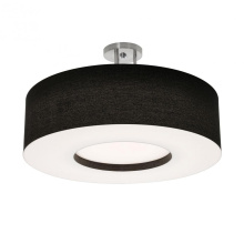 AFX Lighting, Inc. (Canada) MCF2432MB-BKSF - Montclair 24'' Med Base Semi-Flush,SN,BK