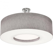 AFX Lighting, Inc. (Canada) MCF3044MB-GYSF - Montclair 30'' Med Base Semi-Flush,SN,GY