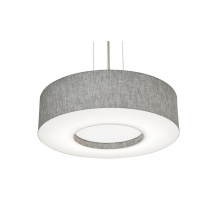 AFX Lighting, Inc. (Canada) MCP1932LAJUDBK-GY - Montclair 19'' LED Pendant - 18W 120-277V,BK w/ GY