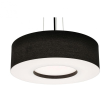 AFX Lighting, Inc. (Canada) MCP2432MBBK-BK - Montclair 24'' Med Base Pendant,BK w/ BK