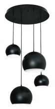 AFX Lighting, Inc. (Canada) RXYP99BKRND4 - Roxy 4 Light Round Pendant,120V,Black