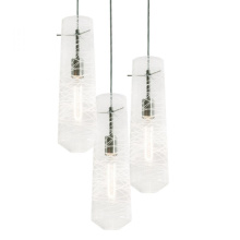 AFX Lighting, Inc. (Canada) SPP05MBSNCLRND3 - Spun 3 Light Round Pendant