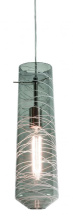 AFX Lighting, Inc. (Canada) SPP05MBSNSM - Spun Pendant - Satin Nickel - Smoke