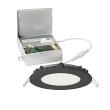 AFX Lighting, Inc. (Canada) TUCF04LAJD1BK - Tuck 4'' LED Flushmount 5CCT 120V Black