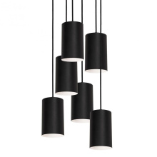 AFX Lighting, Inc. (Canada) TYKP04MBBKRND6 - Tyke 24'' 6 Light Round Pendant - BK