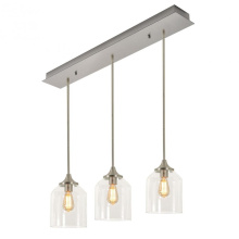 AFX Lighting, Inc. (Canada) WMMP08MBSNLNR3 - William 3 Light Linear Pendant MB 120V,SN